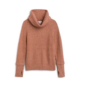 Market & Spruce Cowl Neck Waffle Stitch sweater